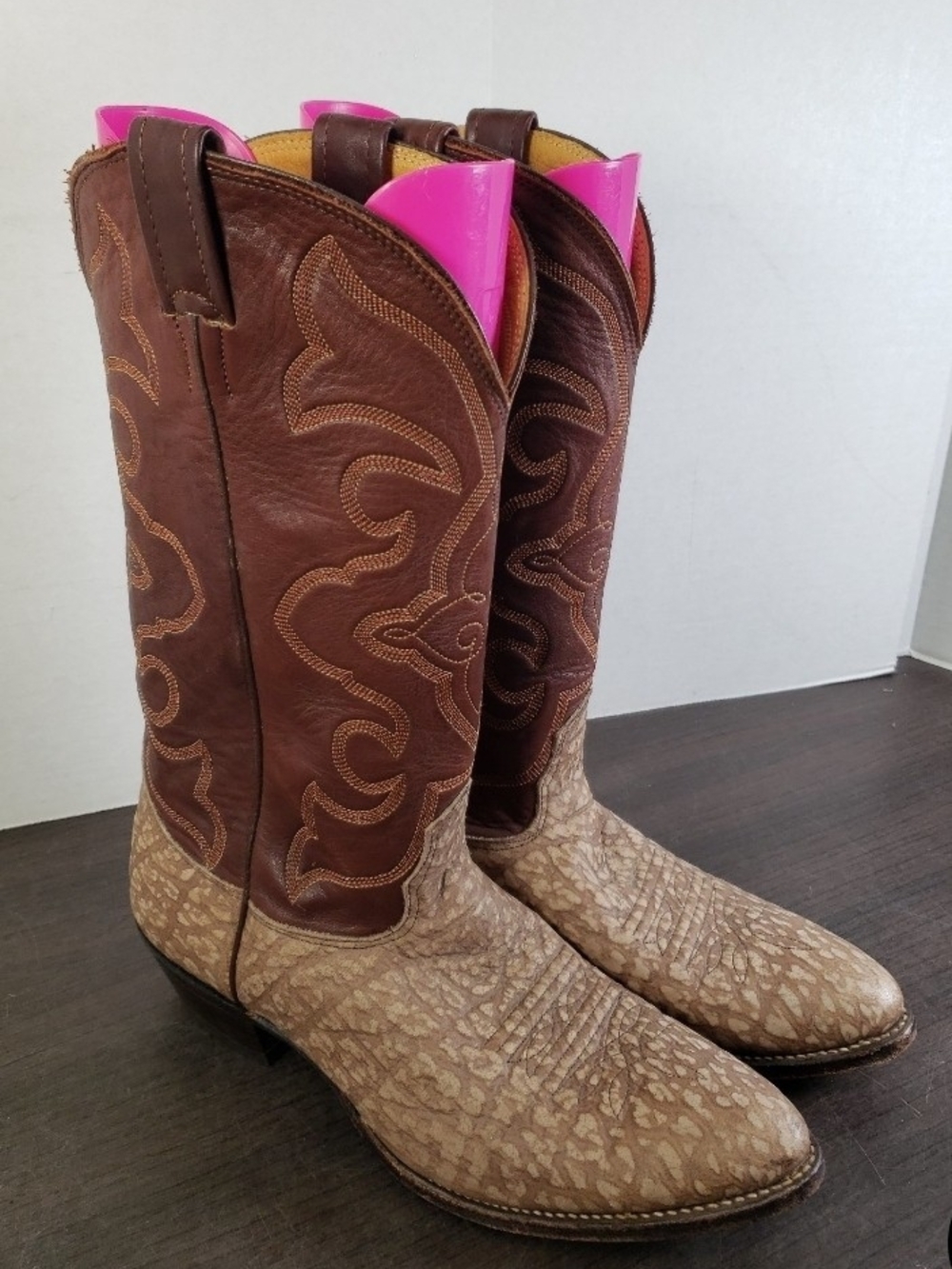 Nocona Tan Leather Western Boot